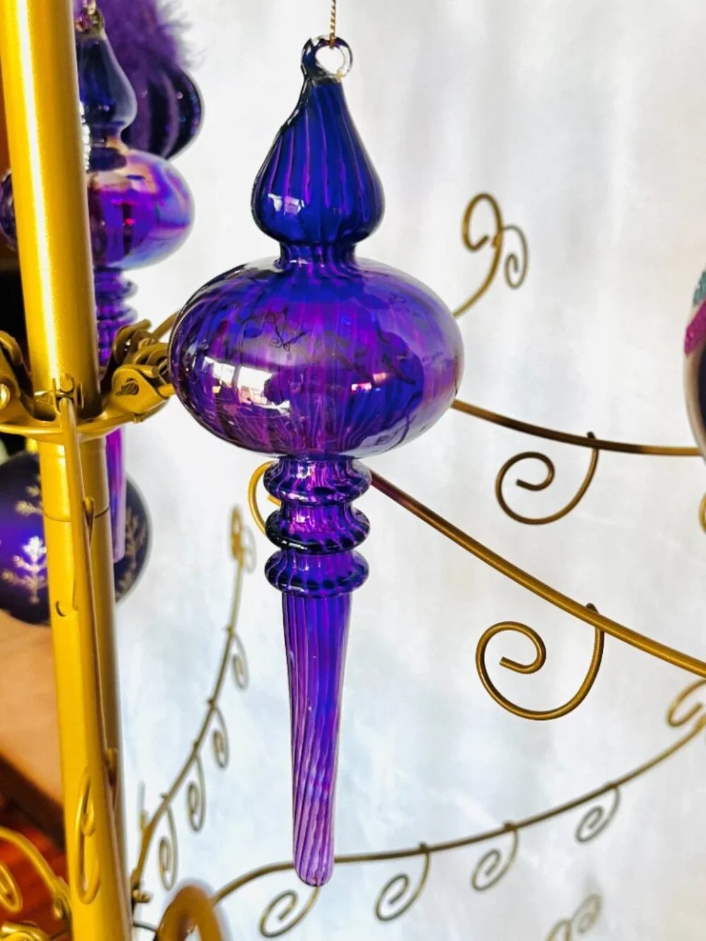 Vtg Hand Blown 9